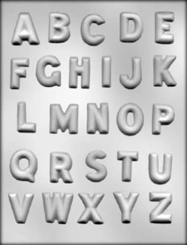 Alphabet Chocolate Mould - Click Image to Close